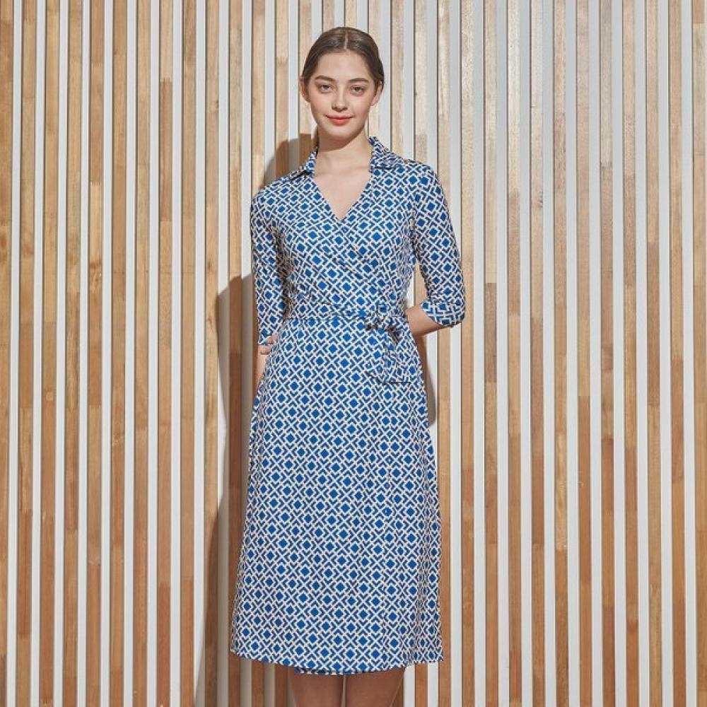 Lipbbam Creora Derosi Cara 3 4 Sleeve Long Wrap Dress Ldm11vl01