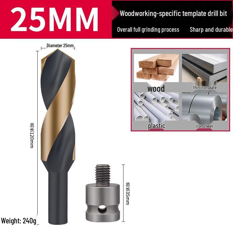 Electric Drill Bit Extension for Woodworking and Hole Saw