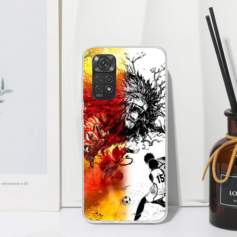 Blue Lock Football Anime Phone Case For Xiaomi Redmi Note 15 13 14S 14 Pro Plus 12S 11S 10S 12 11E 10 11T Art Fundas Back Cover
