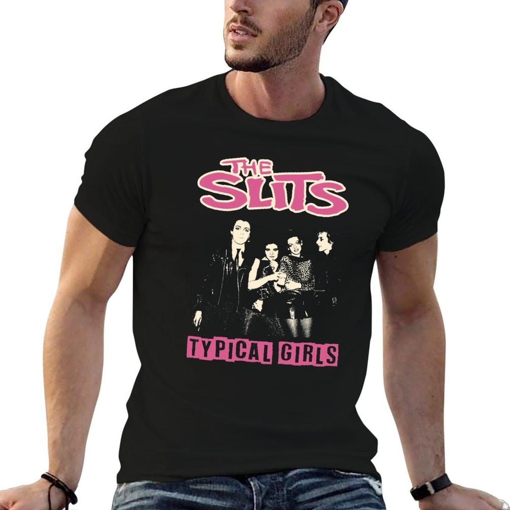 Unisex Luxus 100% Baumwolle Sommer Einfaches T-Shirt Die Schlitze Typischer Mädchen-Print