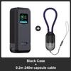 Silicone Protective Cover Silicone Case for Anker Prime Power Bank 12,000 mAh 130W TF/SIM Card Storage Travel Carrying Case
