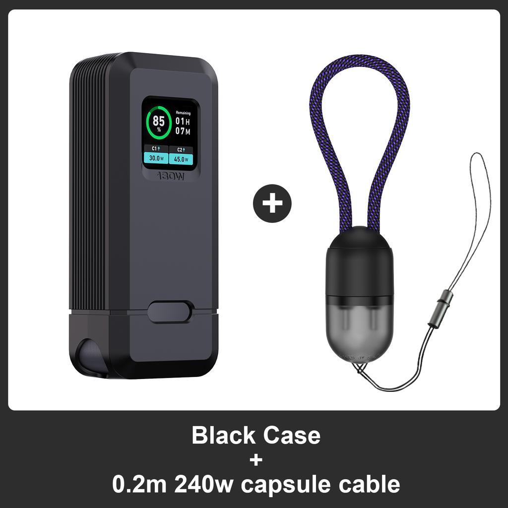 Silicone Protective Cover Silicone Case for Anker Prime Power Bank 12,000 mAh 130W TF/SIM Card Storage Travel Carrying Case