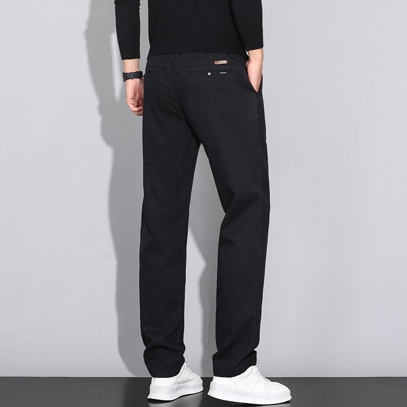 

Мужские облегающие эластичные повседневные брюки в деловом стиле – бестселлер сезона осень/зима L (60kg)