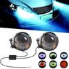 LED Car Dynamic Devil Eyes Lights 12-36V Dynamic Car Headlights Universal Car Devil Eyes Headlight Retrofit Kit Auto Accessories