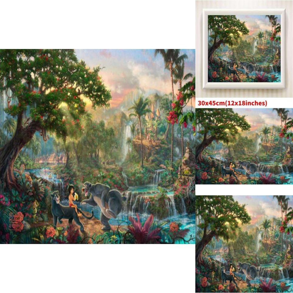 Meerjungfrauenprinzessin Leinwand Wandkunst Für Moderne Märchen Schlafzimmerdeko Cartoon Stil Bunt Gerahmt Sprühmalerei Verschiedene Größen