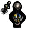 Halloween Skull Lever Change Knob Hoodie Car Gear Shift Collar Auto Interior Styling Hoodies Knob Cover Novelty Auto Accessories