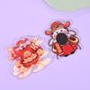 Custom God of Wealth Acrylic Refrigerator Magnet - Trendy Cartoon Design for Home Décor