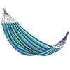 Heavy Duty Hammock Adults Extra Wide Thick Canvas With Curved Rods Anti-Tip Double Single Camping Swing Mosquito-Resistant