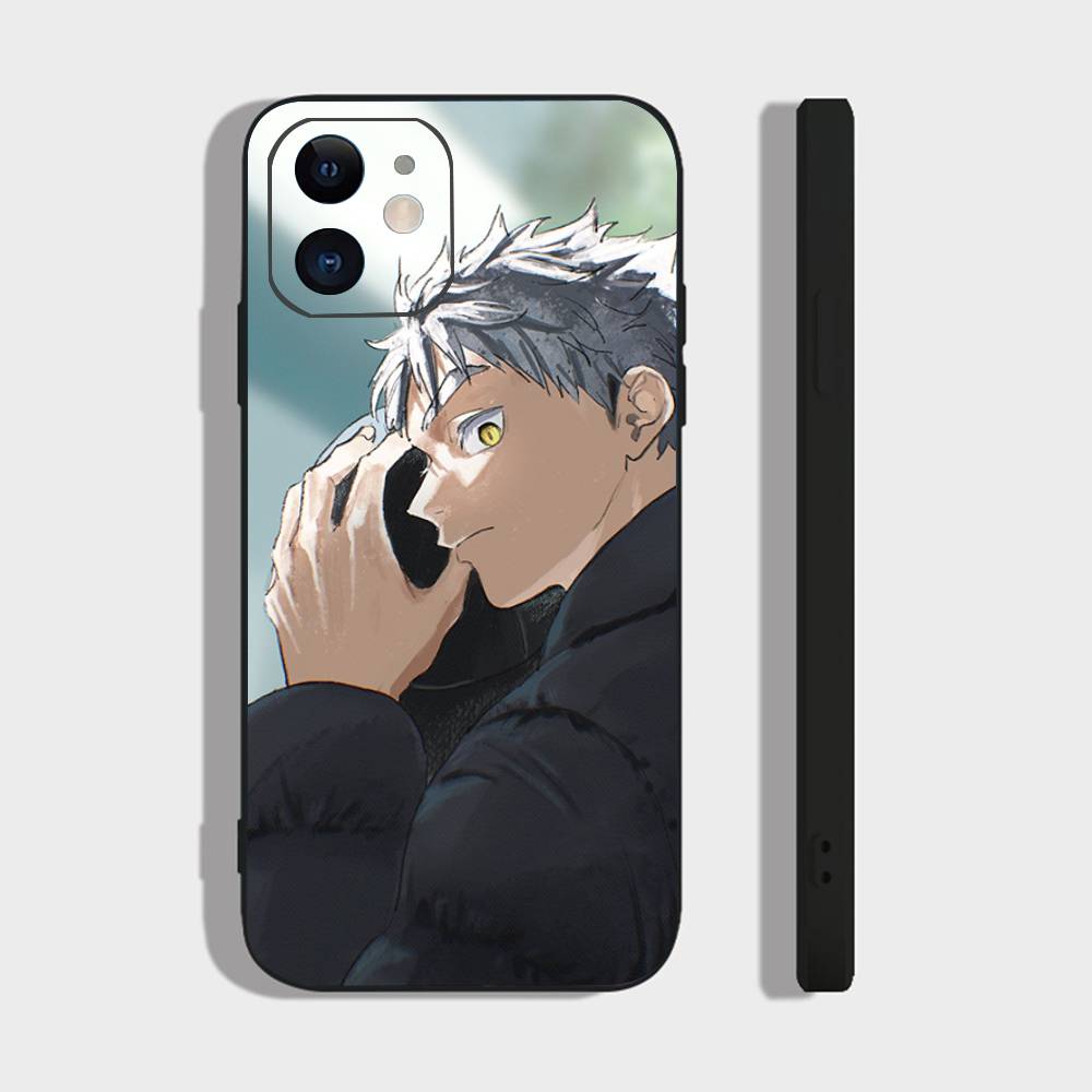Custodia per Telefono Anime Kotaro Bokuto Per IPhone 17 Air 16 15 14 13 Pro Max 11 12 Copertura Nera in Silicone