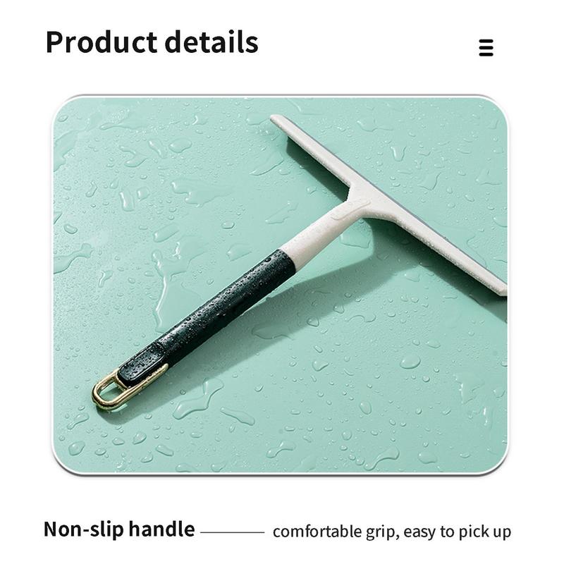 Shower Squeegee Mirror Cleaner Car Glass Wiper Rubber Window Scraper Mirror Cleaner Car Glass Cleaner Wiper Rubber Multi-Scene