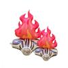 PVC Künstliche Flamme 3D Aufblasbares Fake Lagerfeuer Dekorative Lagerfeuer Ballons Weihnachten