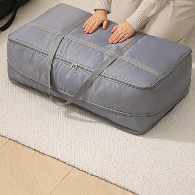 Large Capacity Expandable Storage Bag Folding Save Space Compression Storage Bags with Zipper Down Jacket Organizer Travel
