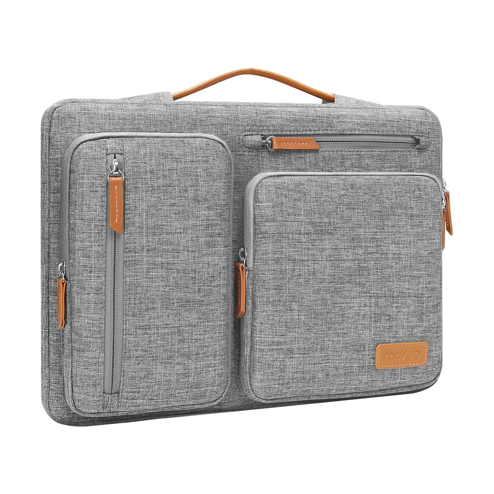 

MOSISO Tablet Sleeve Compatible with 13 inch iPad Pro Pro inch M2 with 4 zipper side open bag Case, M4/iPad 12.9 M1, pockets, (gray)