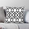 Geometric Crisscross Line Square Pillowcase Polyester Linen Velvet Printed Zip Decorative Pillow Case Home Cushion Cover