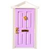 Wooden Entryway Door for 1:12 Scale Dollhouse
