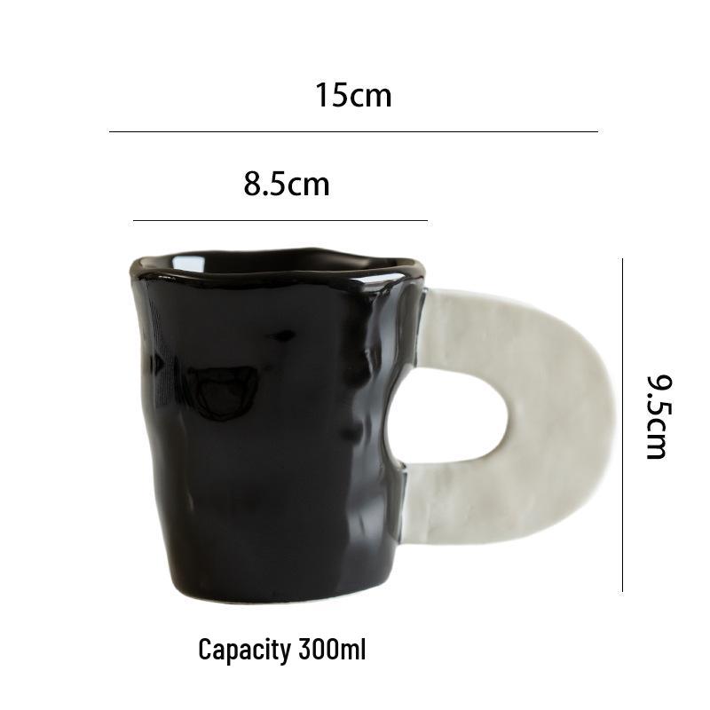Elegant Ceramic Coffee Mug for Home & Office 300ml
