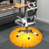 1pc Sunburst Pattern Chair Carpet for Office, Non-slip, Soft and Durable Office Rug for  Decoration, Perfect for Office Yy251229170