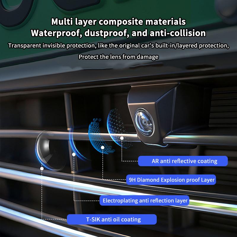 Universal Car Camera Lens Protector 2/10 Pcs Rear View Backup Camera Cover 360° Camera Protection Anti Scratch Waterproof