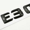 Glossy Black E200 E220 E300 E320 Rear Trunk Letters Badge Emblem for W212 W213 E Class Car Styling Replacement Accessories