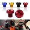 2 Pcs Motorcycle CNC Aluminum M10 X 1.25 Rear View Mirror Hole Plugs Screws Rearview Mirror Holder Anti-Rust Amagi