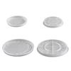 Silicone Resin Tray Mold With Floral Rims Design For Handmade Crafts Jewelry Dishes And Home Decors