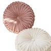 Nordic Pumpkin Pleated Round Throw Pillow Cushion for Sofa & Living Room