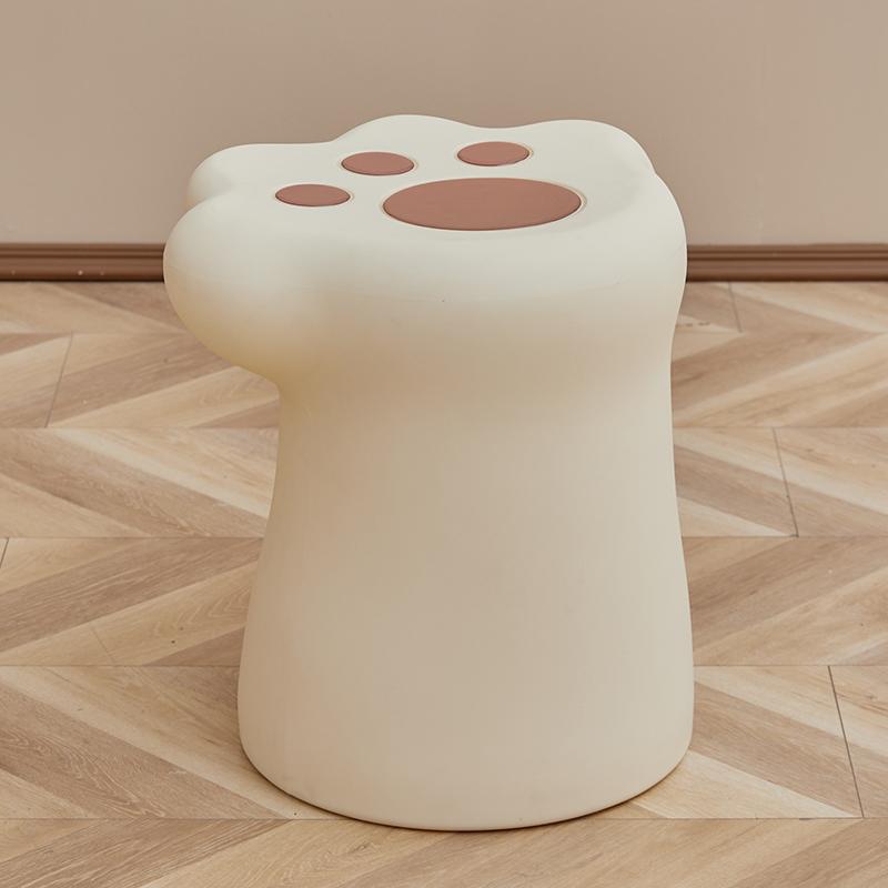 Cat Paw Coffee Table Creative Small Side Table Set Cartoon Bedroom Bedside Table Cute Children's Room Decoration Furniture
