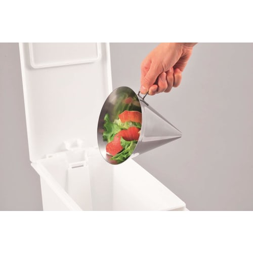 Hirosho Triangular Corner, Stainless Steel, 21.5 X 15 X 17.7 (including Lid)