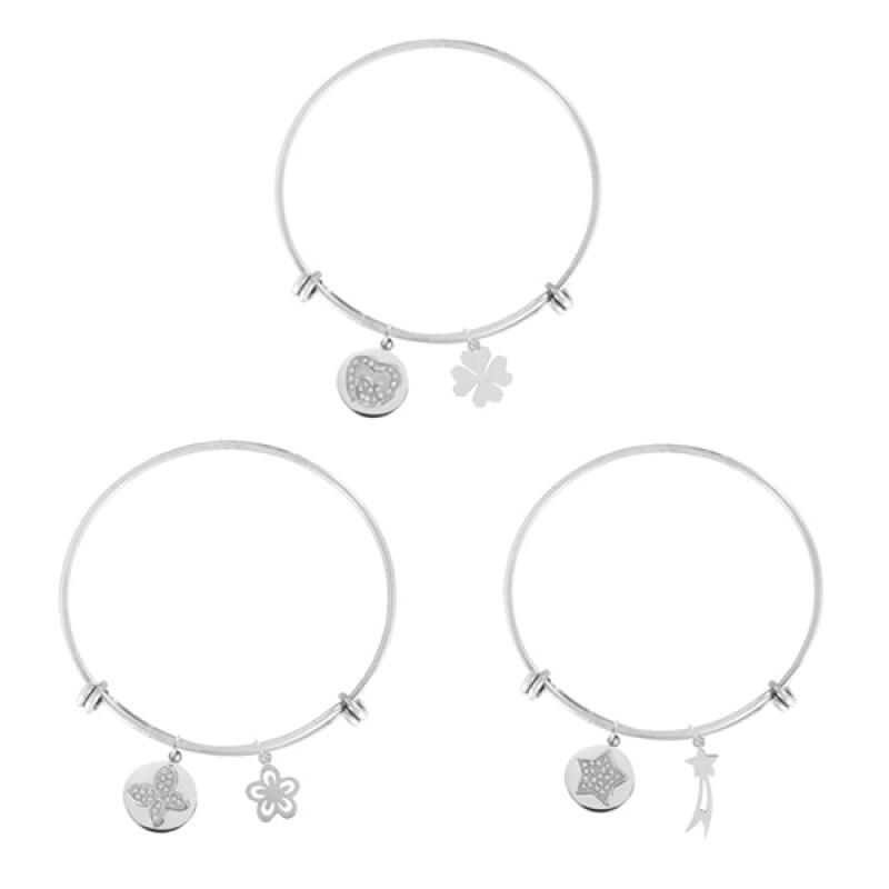 

[CO88] Sense Collection Bangle Bracelet Silver 10. Fatima Hand