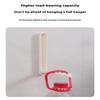 Folding Hanger Storage Rack No Punching Wall Hanging Home Balcony Dormitory Wardrobe Drying Rack Clothespin Collector