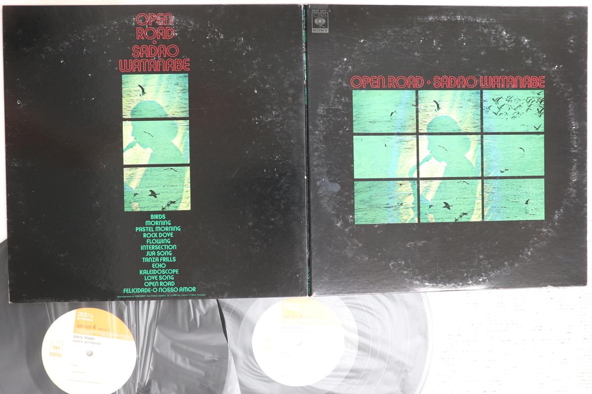 

LP Record SADAO WATANABE - Open Road 38AP107172 CBS/SONY 1978 Japan Jazz Used