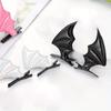 Fashion Bat Wings Hair Clip Y2K Style Barrette for Cosplay Parties and Halloween Holiday Decoration Hair Accessories