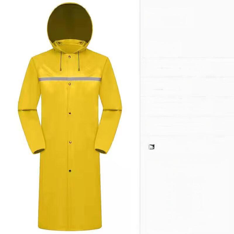 Men's Long One-Piece Oxford Raincoat