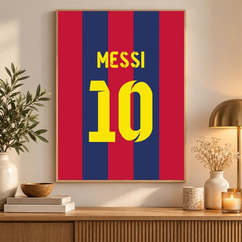 Lionel Messi Diamond Painting Kit 5D Full Drill DIY Diamond Mosaic Wall Art Home Decor