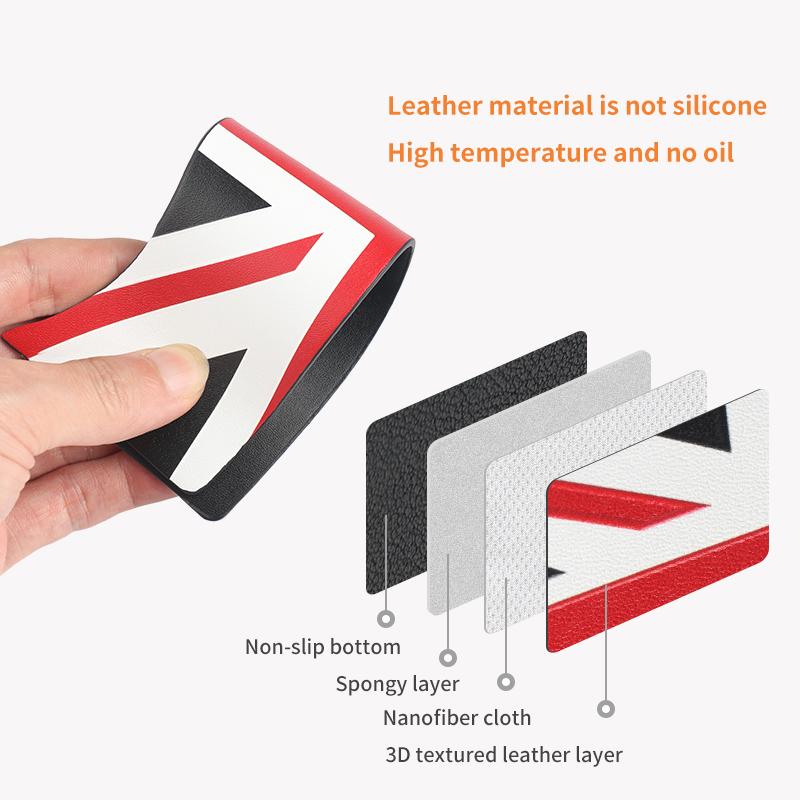 Union Jack Coffee Cushion Storage Groove Protect Coaster Car Cup Anti Slip Pad Mat For MINI Cooper F55 F56 F54 F60 Accessories