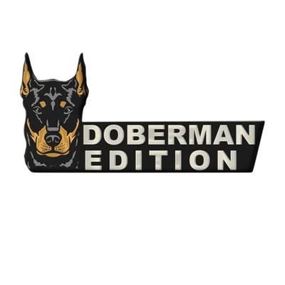 Dog Car Badge 3D Dogs Badge Acrylic Badge Sticker For Car Car Decals Bumper Stickers Funny Automotive Car Badge For Exterior