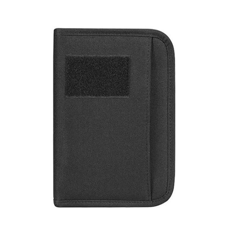 Capa de Caderno Tática Padfolio A6 com Zíper e Argolas Diário de Aventura ao Ar Livre e Viagem
