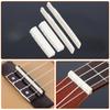 2 Set 4pz 6 Corde Chitarra Acustica Osso Ponte Selletta Capotasto Fatto di Osso di Bue per Parti & Sostituzione Chitarra