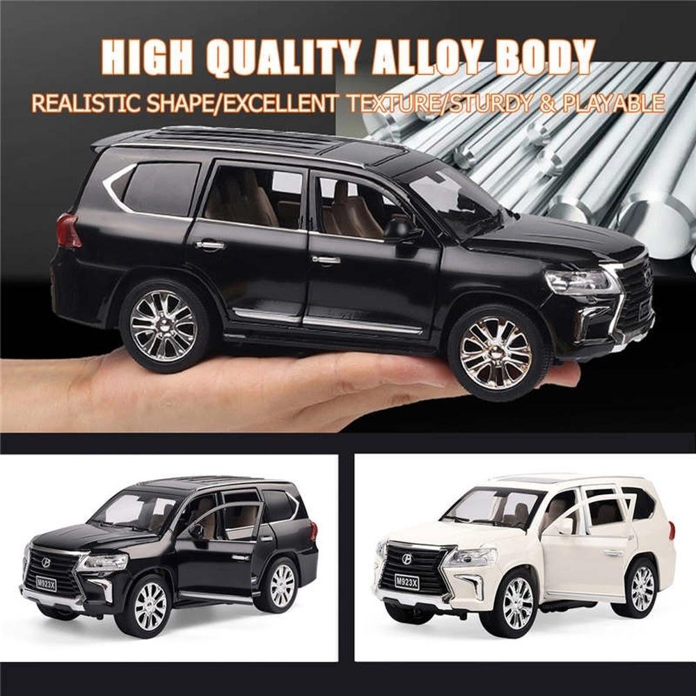 Clearance SalesKLT 1:24 Lexus LX570 Diecast 20cm Alloy Model Car for Kids Toys for Boys Cars Toys for Kids