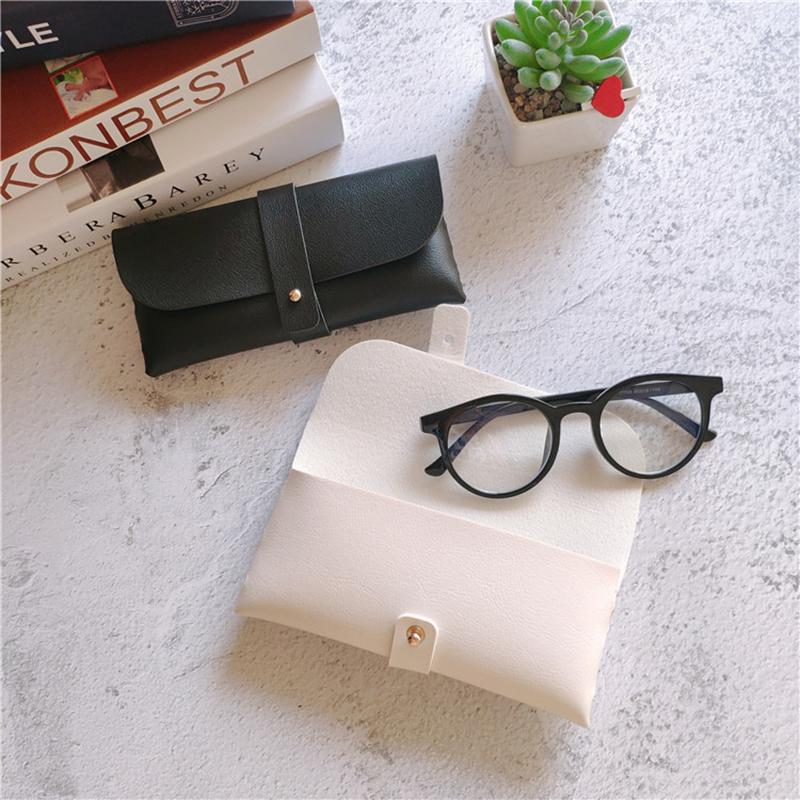 Glasses Case Women Leather Soft Glasses Bag Fashion Portable Sunglasses Box Bag Accessories Eyeglasses Case Sunglasses Box