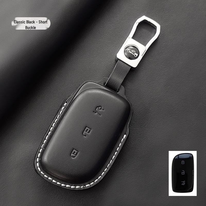 Genuine Leather Key Case for Lynk & Co Z10/Z20 Ultra/Z900 - High-Grade Men's Cross-Border Shell Bag