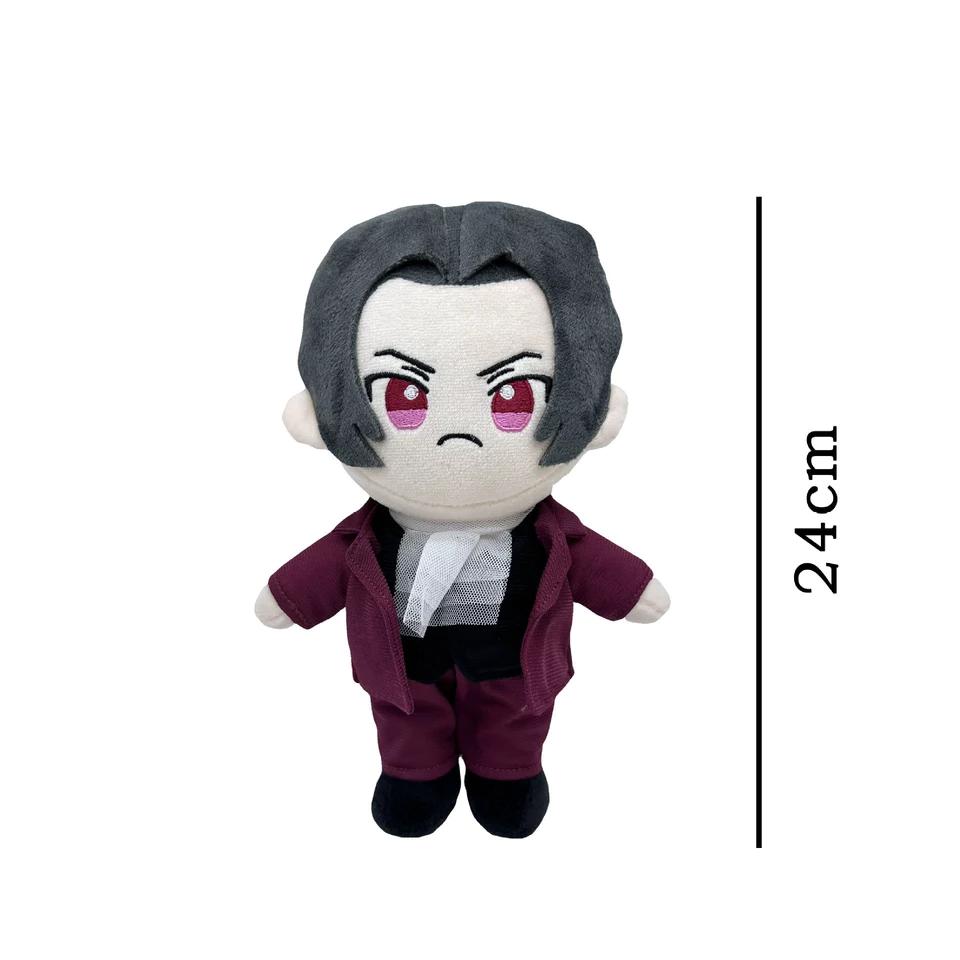 

Мягкие игрушки Ace Attorney - милые аниме и мягкие игрушки для Nintendo Switch, мягкие игрушки Phoenix Wright и друзья для коллекционирования для фанатов Miles Edgeworth