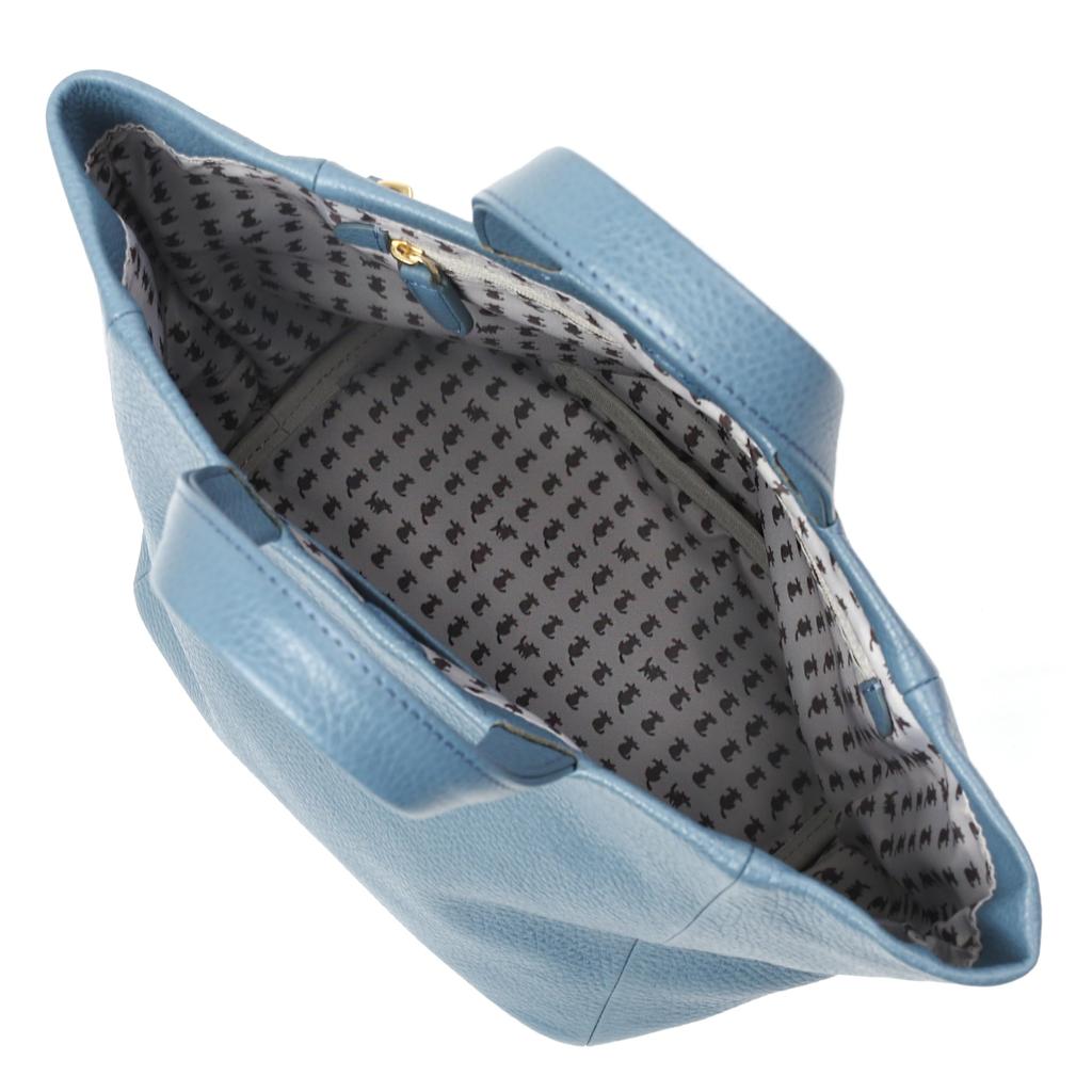 Of Mini Tote Bag Cowhide KAKURENBO Series [Essence Poison] Women's KDE-3231 (CAT Blue)