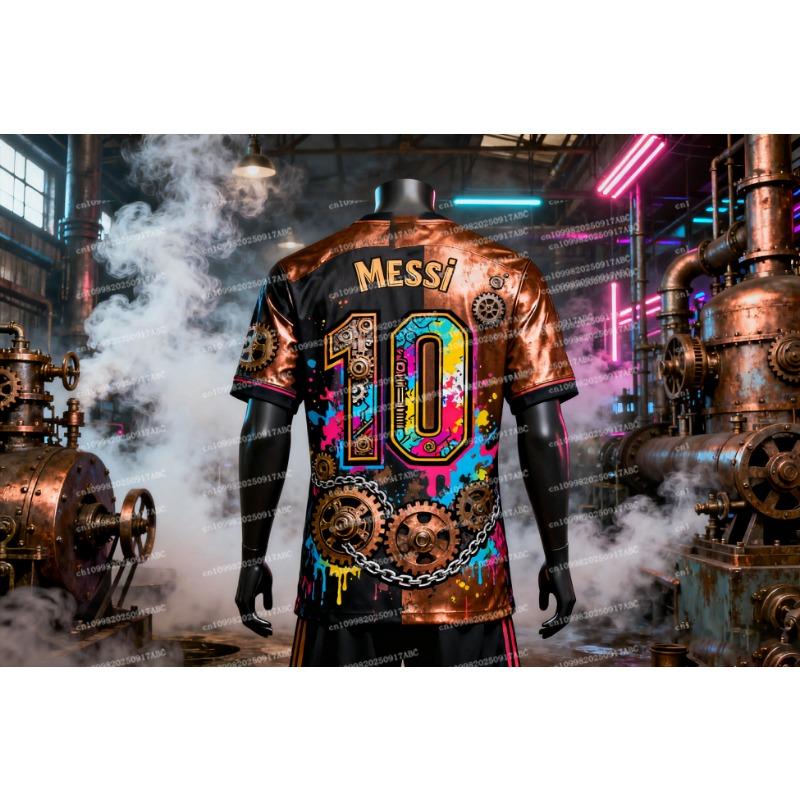Nová příchozí Messi dres tričko Pánský dres Dámské tričko Ležérní oblečení Dárek pro fanoušky Top pro dospělé Letní tričko Top Dětské tričko