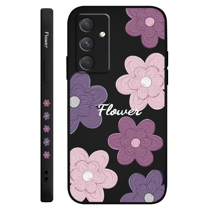Funda de Teléfono con Flores Moteadas Para Samsung Galaxy A56 A36 A26 A16 A06 A55 A35 A25 A15 A05 A05S A54 A34 A24 A14 A04 A04S A04E 4G 5G C