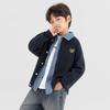 Boys' Academy Style Embroidered Knit Cardigan