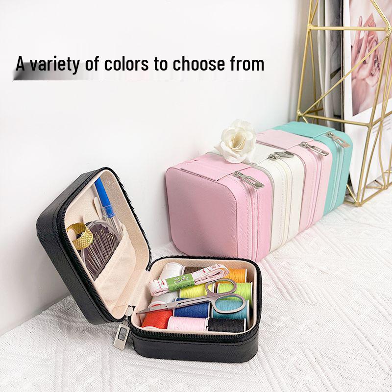 Mehrfarbiges Kreuzstich- und Näh-Reparaturset: Tragbares Nähzeug-Etui, Aufbewahrungsbox, Multifunktionale Werkzeuge