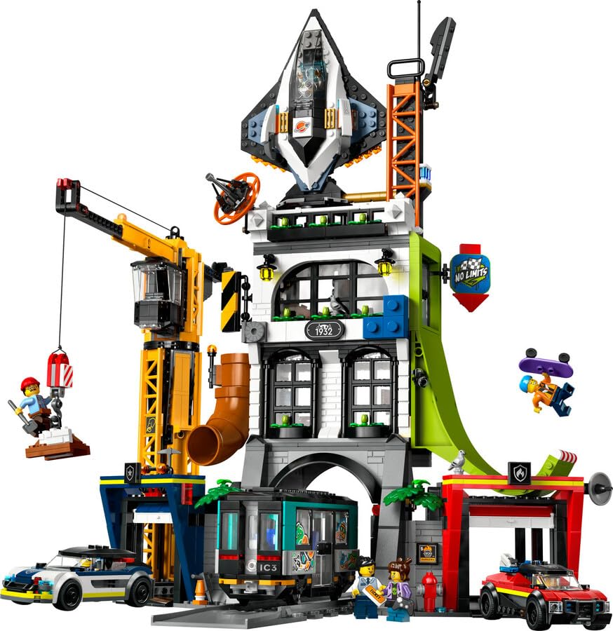 

LEGO City Башня 60473, Игрушечные блоки для мальчиков и девочек, Возраст 8 лет и старше, Распространяется внутри страны