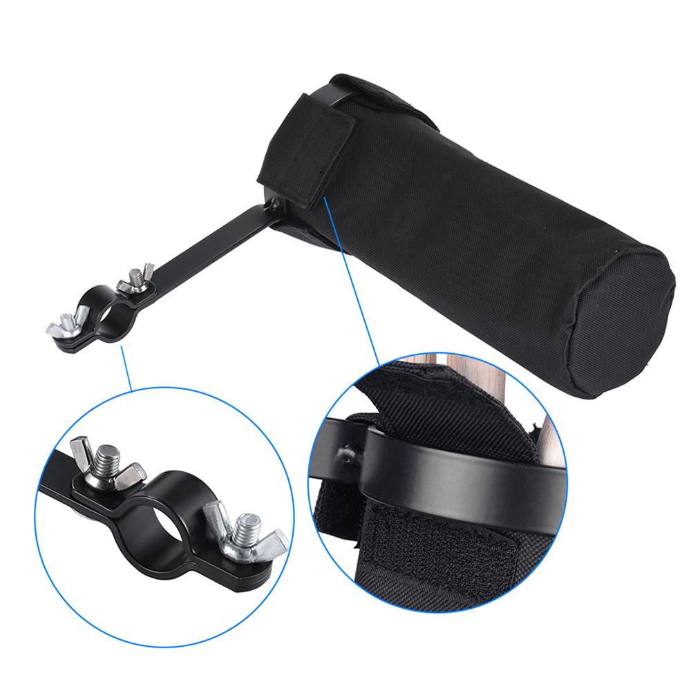 Trommestikkholder Trommestikkveske 600D med aluminiumslegeringsklemme for trommelstativ