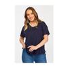 Women's V-neck Large Size T-shirt Cty-cnd-01